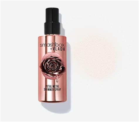 smash box petal metal shimmer spray|Smashbox Petal Metal Rose Gold Collection.